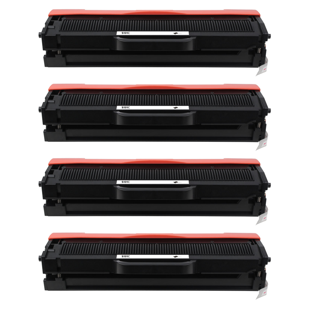 Kompatibel zu Samsung MLT-D101S Toner Black Spar-Set (4 Stk.)