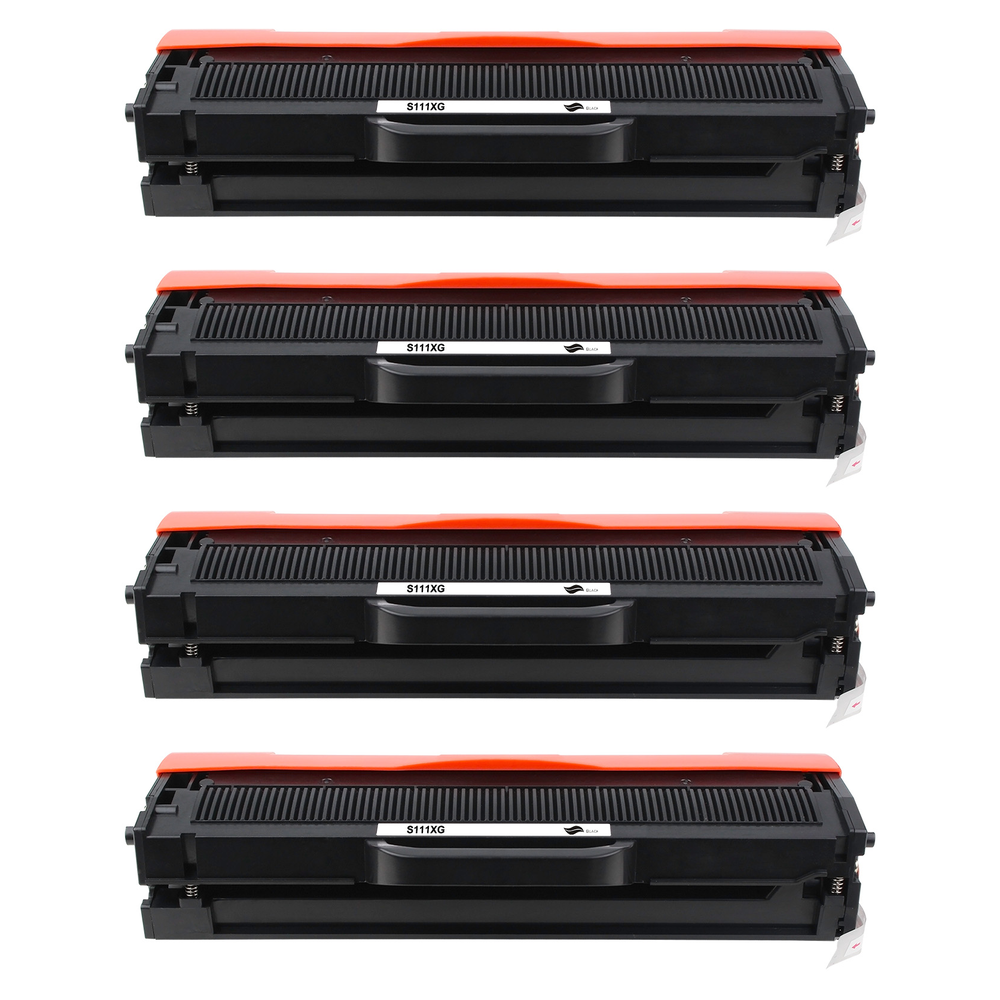Kompatibel zu Samsung MLT-D111L Toner Schwarz Spar-Set 4 Stk.