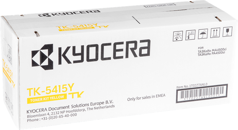 Original Kyocera TK-5415Y / 1T02Z7ANL0 Toner Gelb