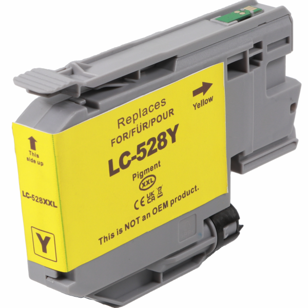 Kompatibel zu Brother LC528Y Druckerpatrone Gelb