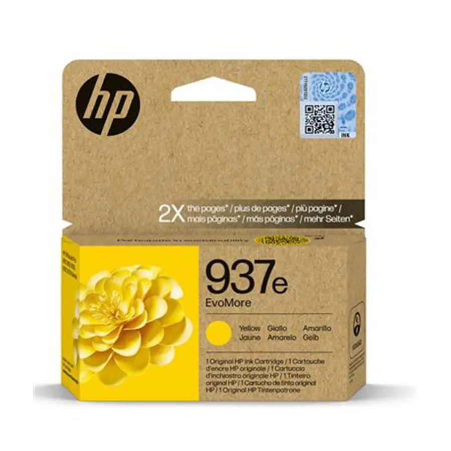 Original HP 937e Druckerpatrone Gelb EvoMore (4S6W8NE)
