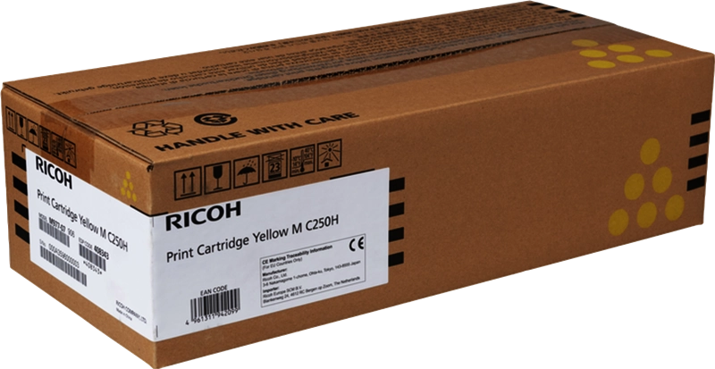 Original Ricoh M C250HY Toner Gelb (408343)