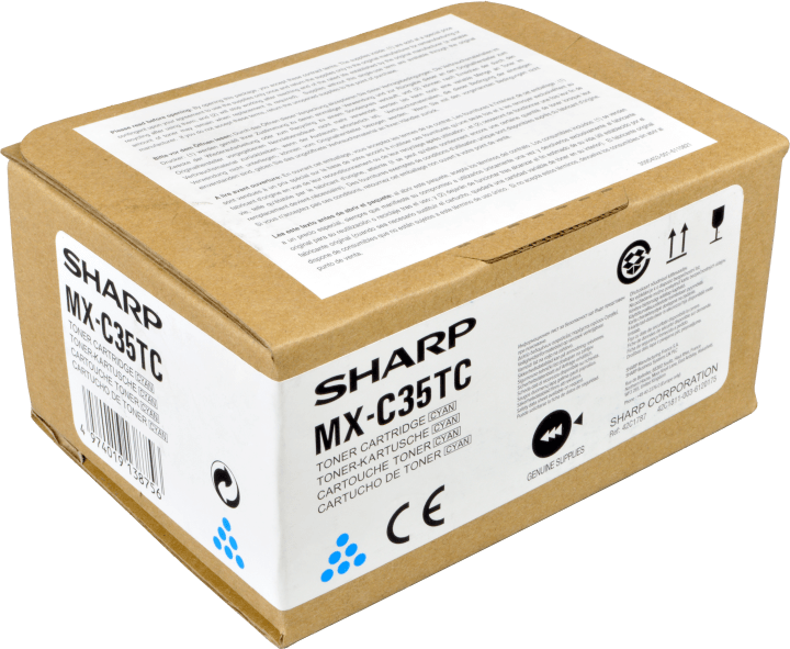 Original Sharp MX-C35TC Toner Cyan