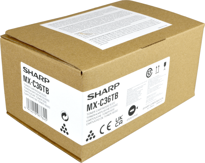 Original Sharp MX-C36TB Toner Schwarz