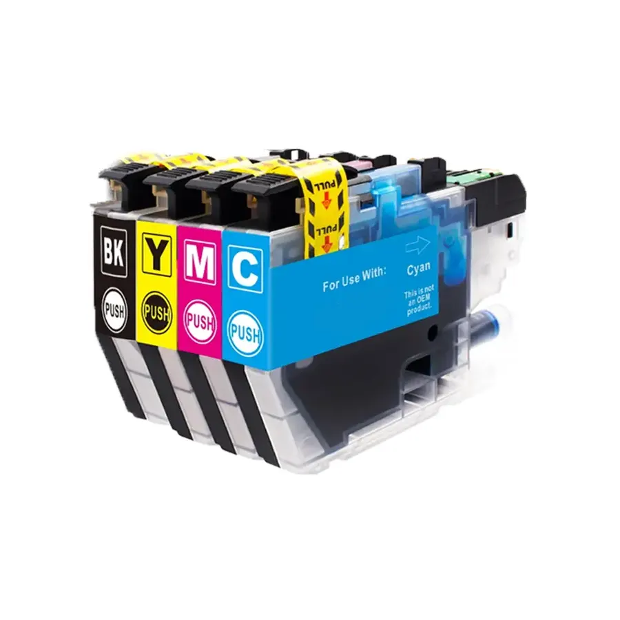 Kompatibel zu Brother LC-421 Multipack Schwarz/Cyan/Magenta/Gelb (4 Stk.)