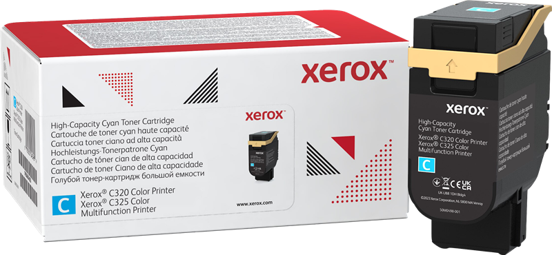 Original Xerox C320-325 / 006R04828 Toner Cyan  Hohe Kapazität